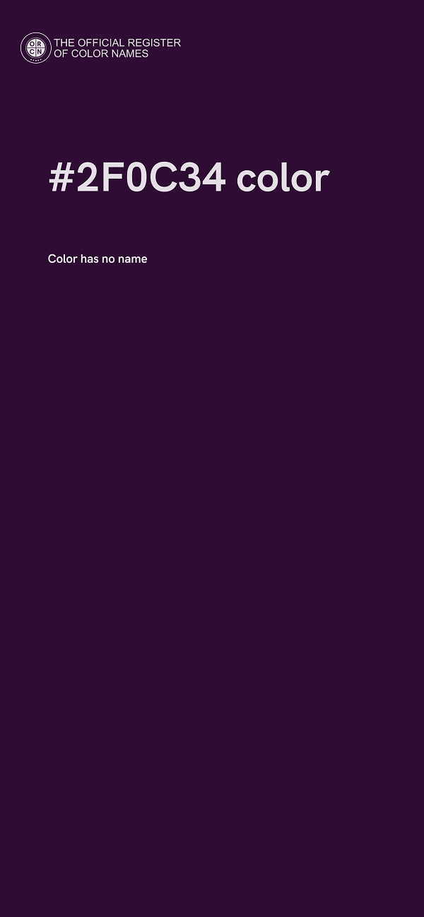 #2F0C34 color image