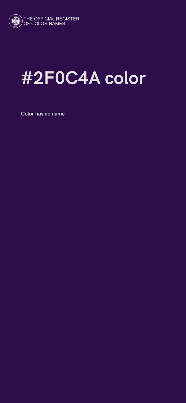 #2F0C4A color image