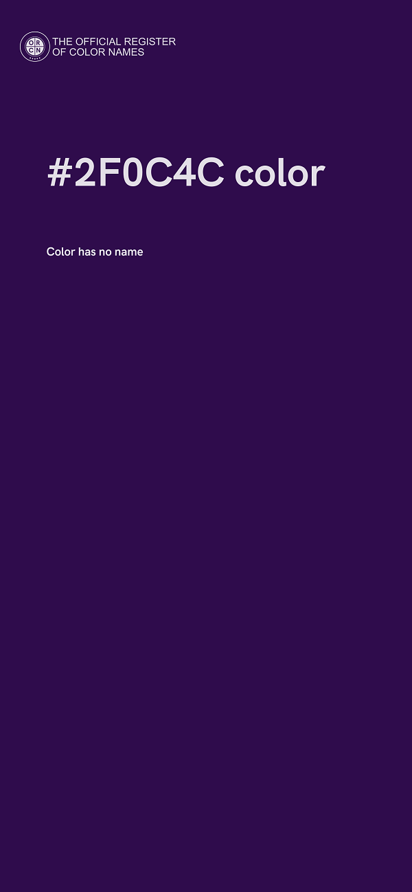 #2F0C4C color image
