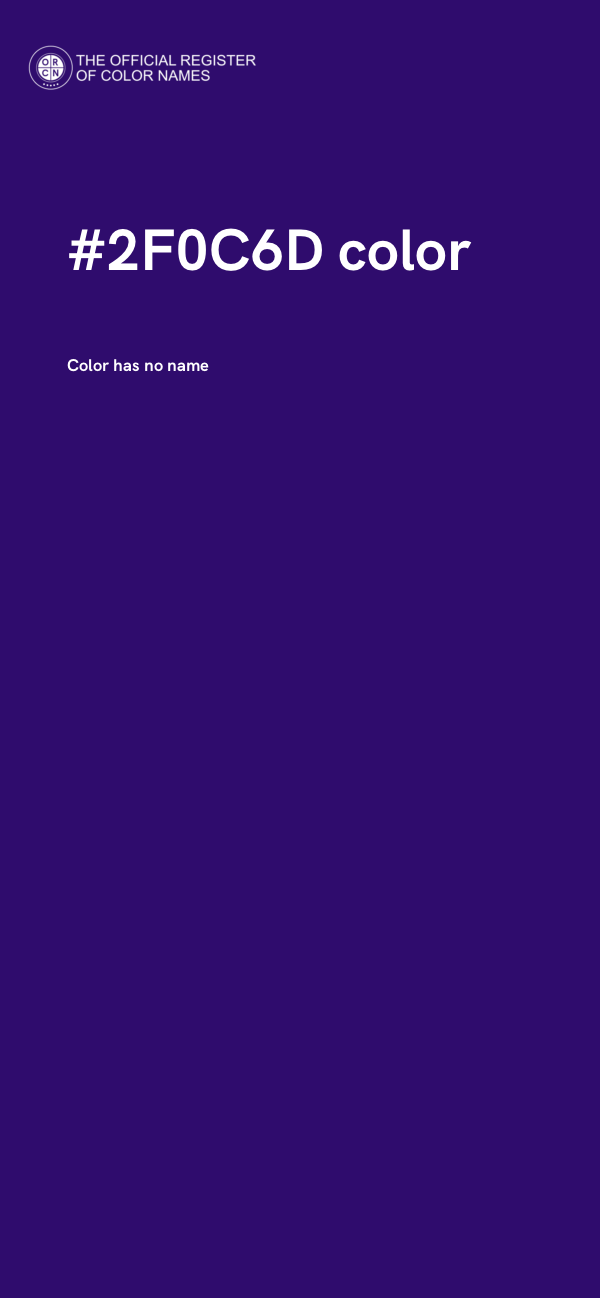 #2F0C6D color image
