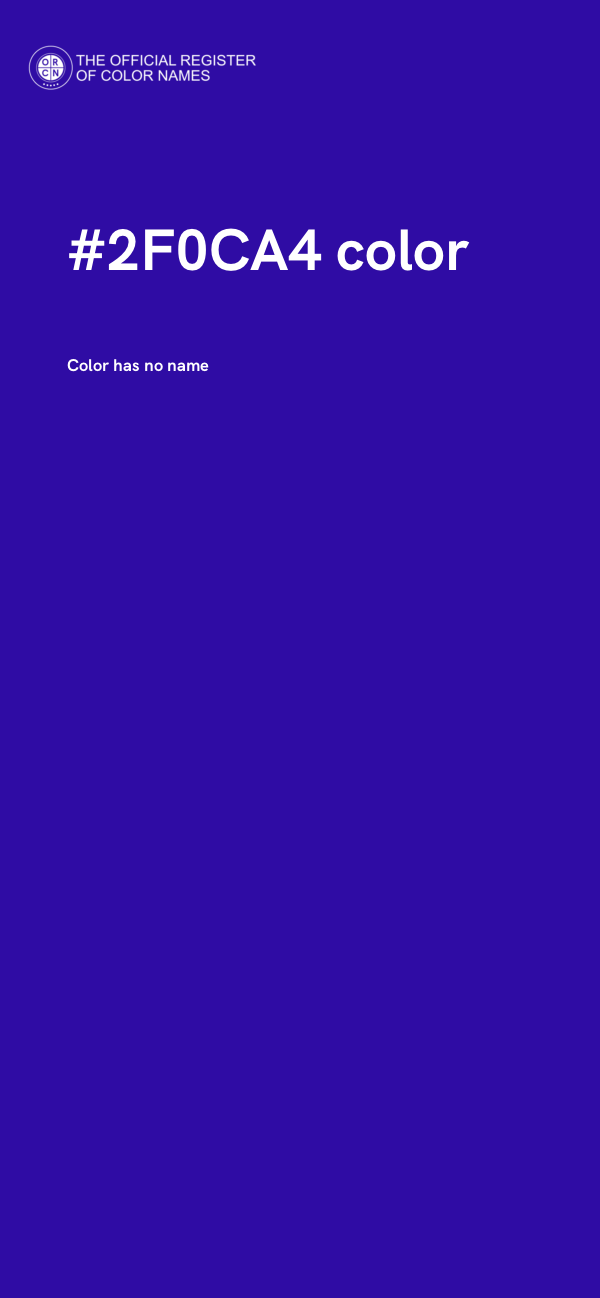 #2F0CA4 color image