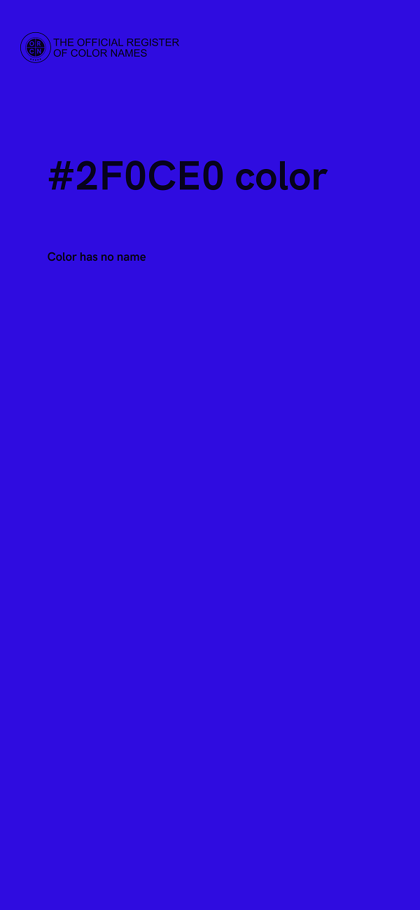 #2F0CE0 color image