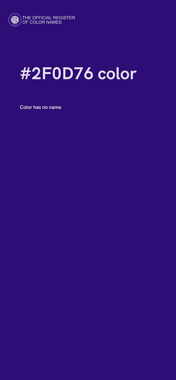 #2F0D76 color image