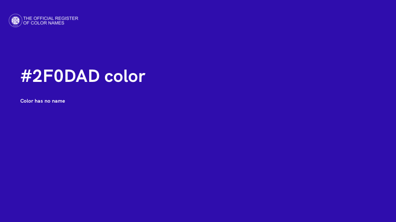 #2F0DAD color image