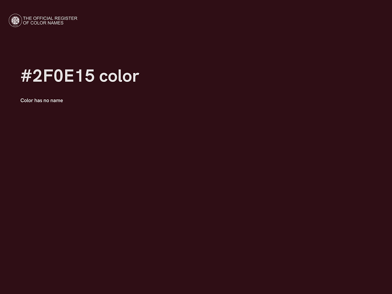 #2F0E15 color image