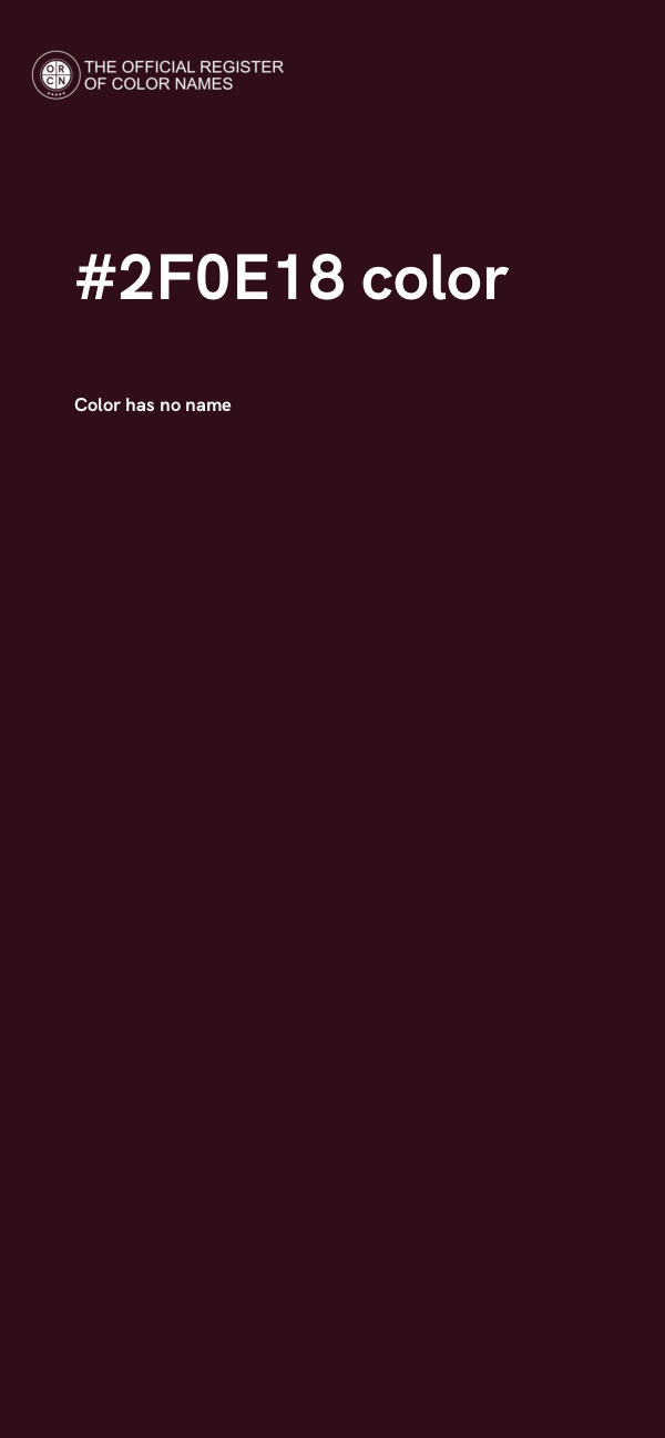 #2F0E18 color image