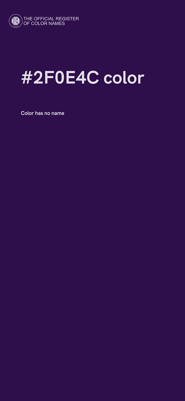 #2F0E4C color image