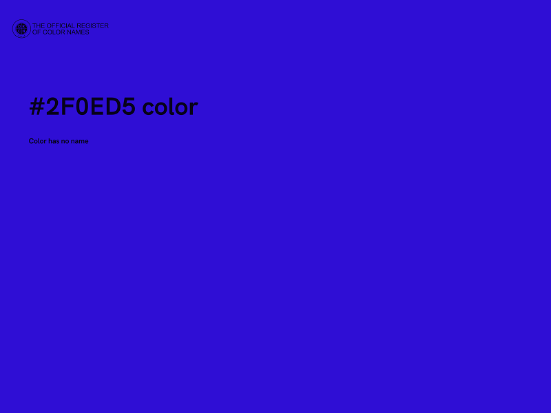 #2F0ED5 color image