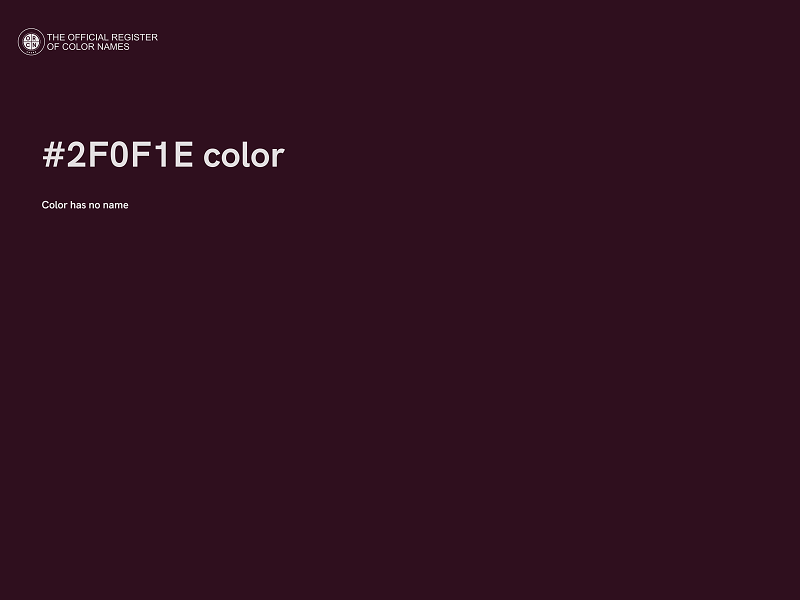 #2F0F1E color image