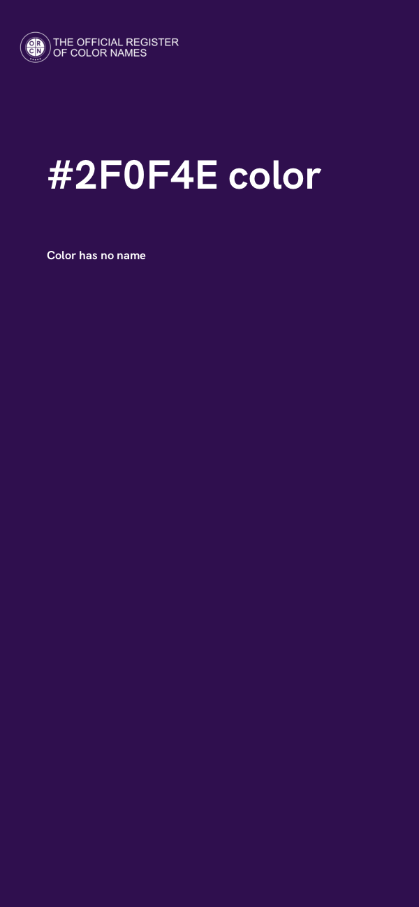 #2F0F4E color image