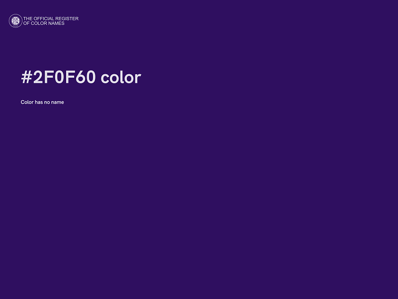 #2F0F60 color image