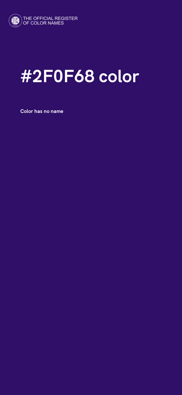 #2F0F68 color image