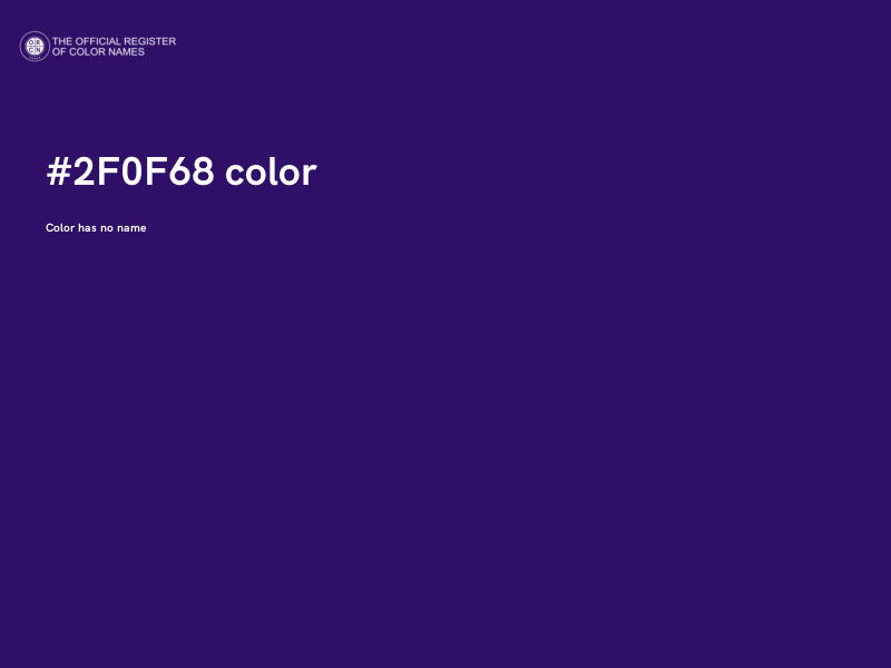 #2F0F68 color image