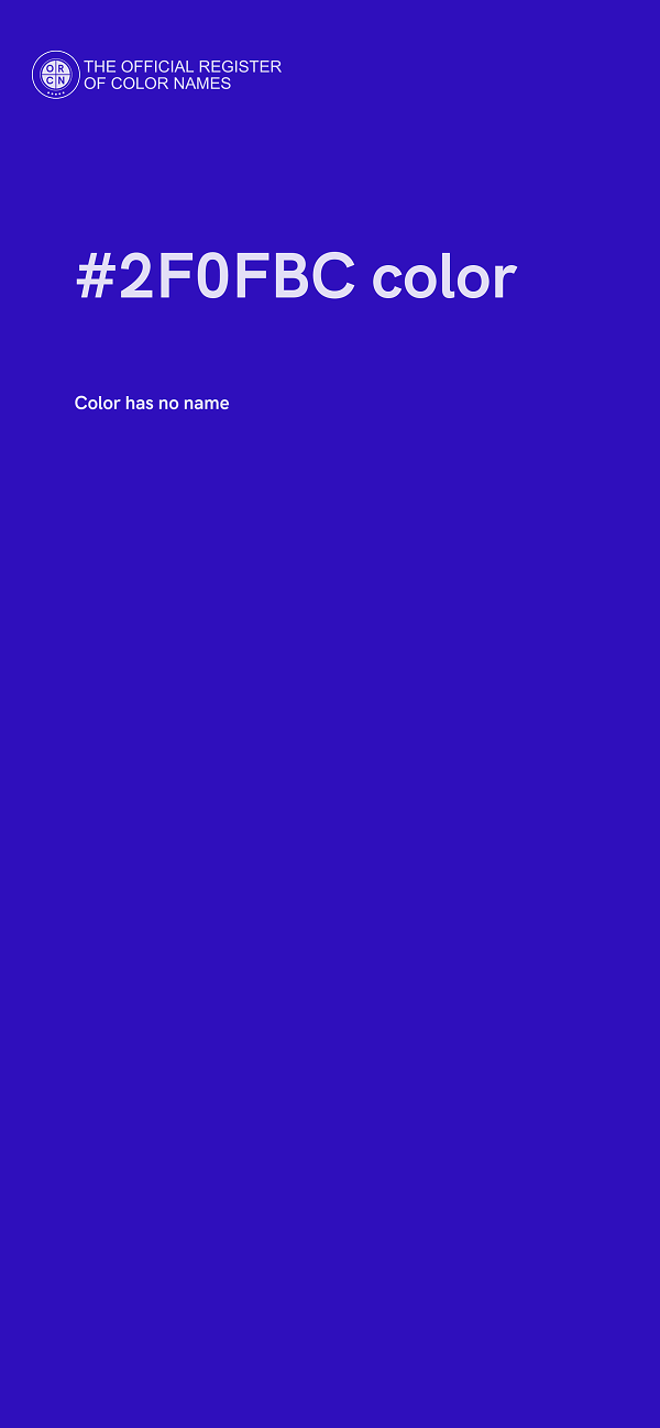 #2F0FBC color image