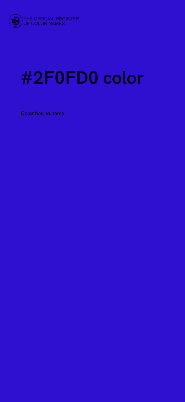 #2F0FD0 color image