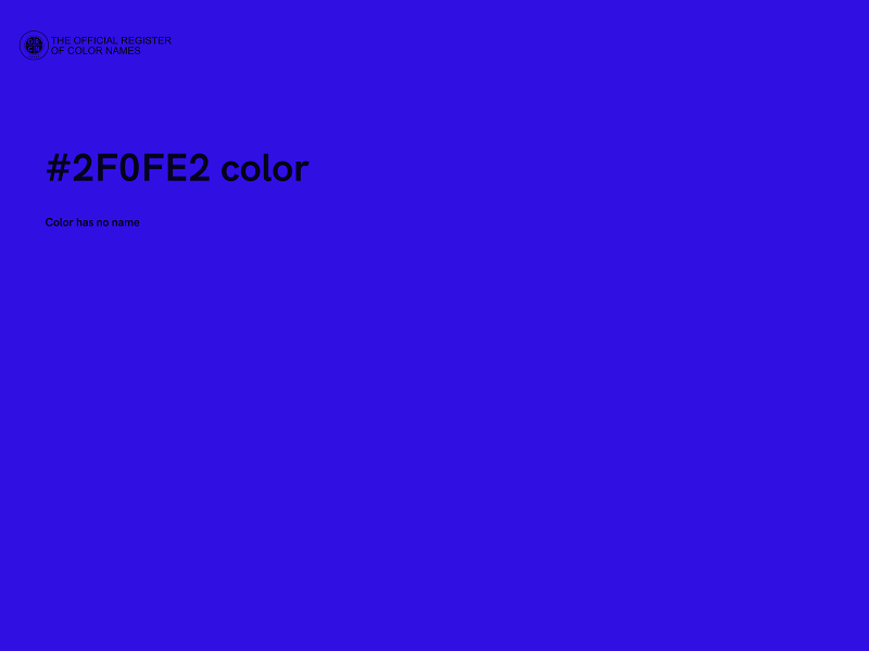 #2F0FE2 color image