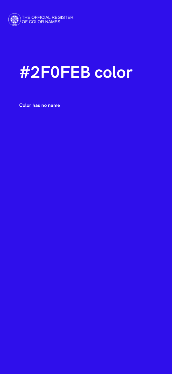 #2F0FEB color image