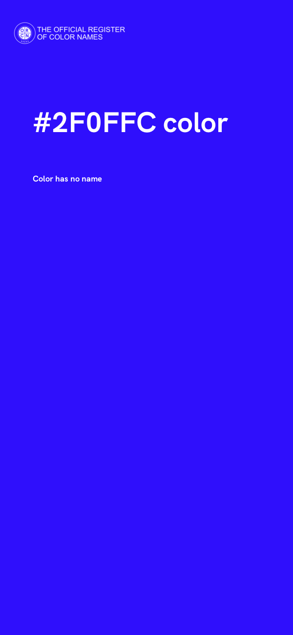 #2F0FFC color image