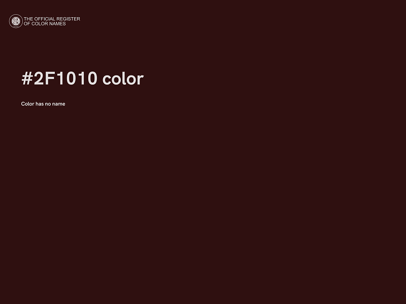 #2F1010 color image