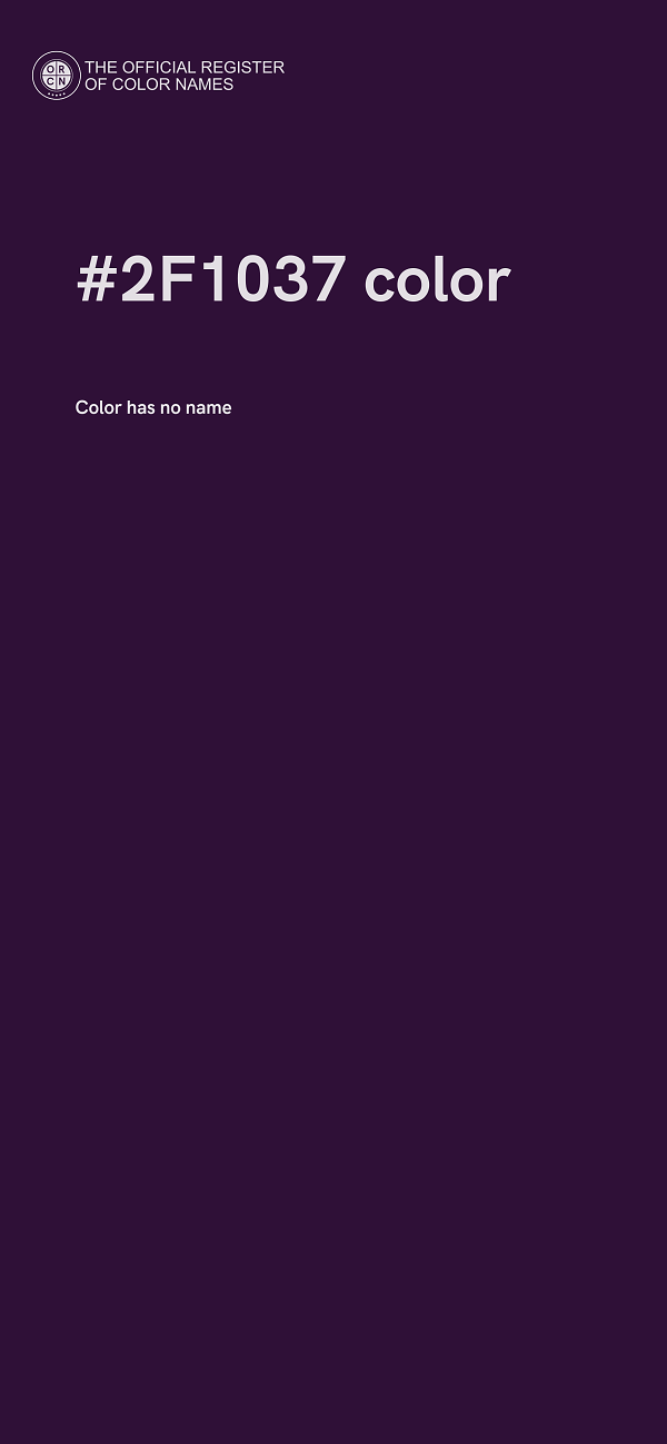 #2F1037 color image