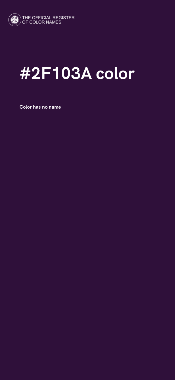 #2F103A color image