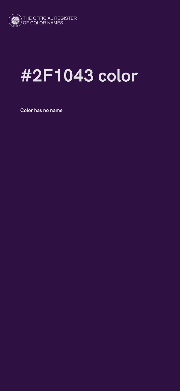 #2F1043 color image
