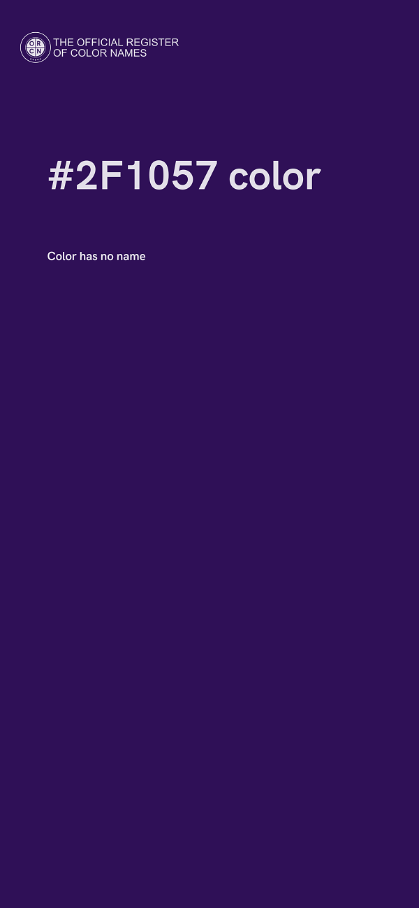 #2F1057 color image