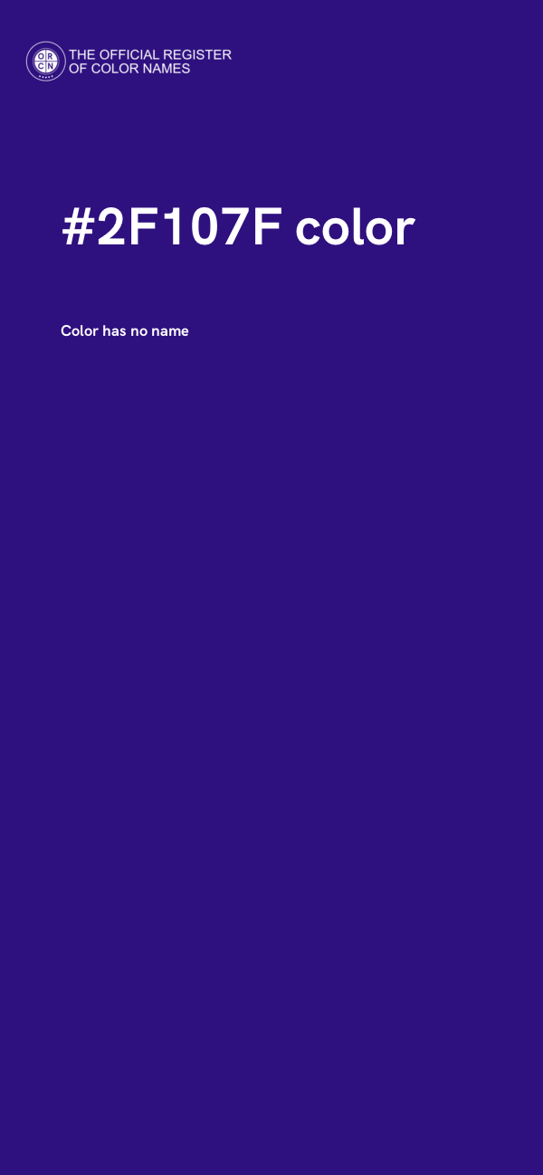 #2F107F color image
