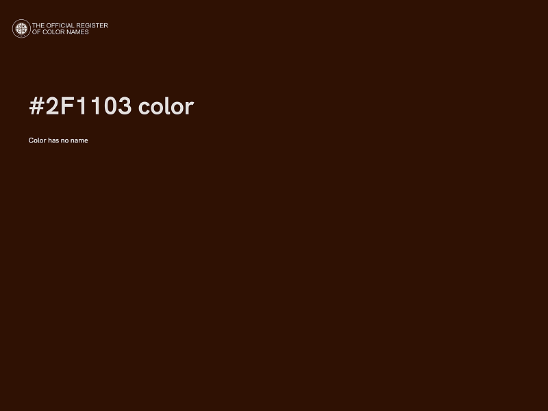 #2F1103 color image