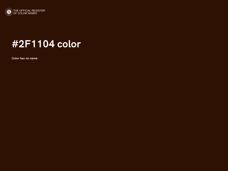 #2F1104 color image