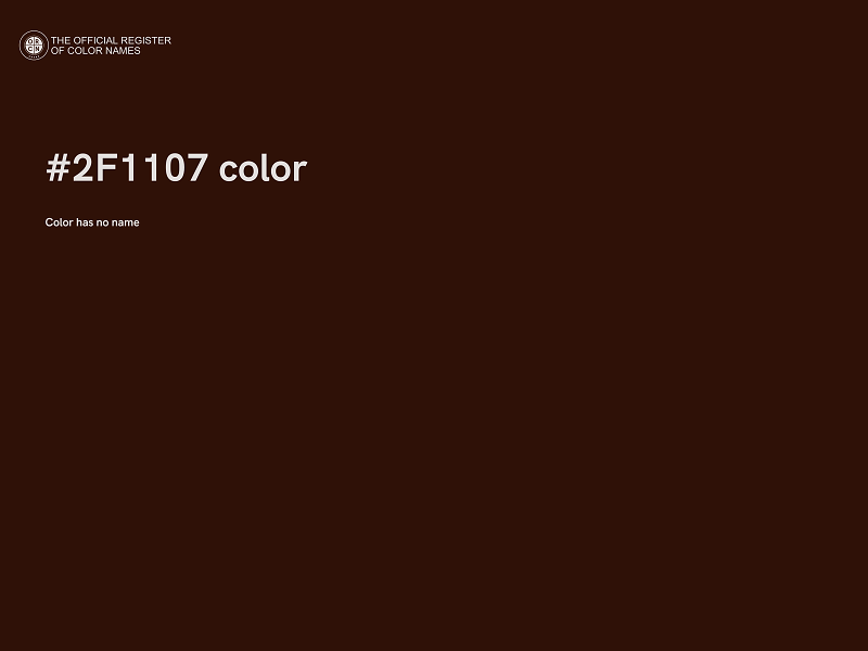 #2F1107 color image