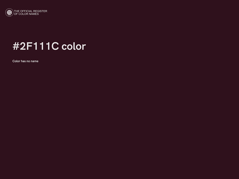 #2F111C color image