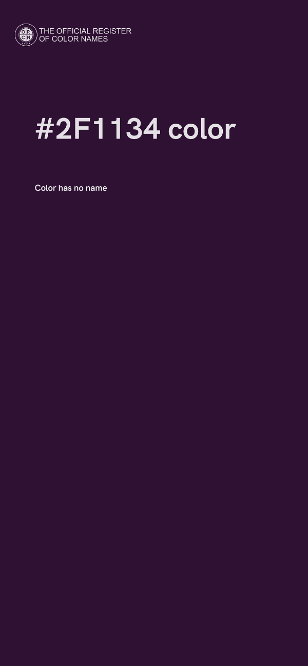 #2F1134 color image