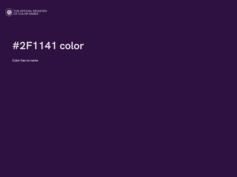 #2F1141 color image