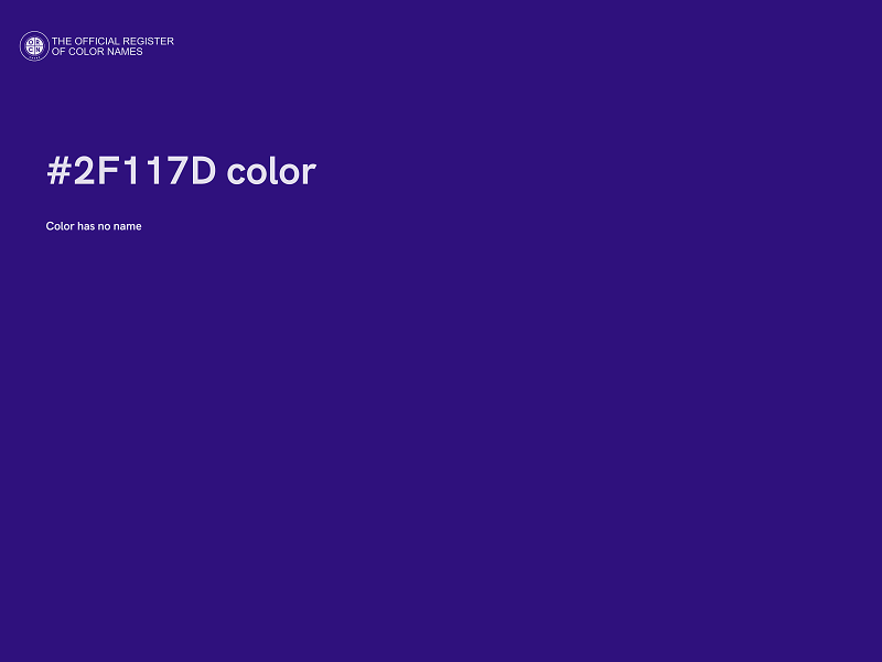 #2F117D color image