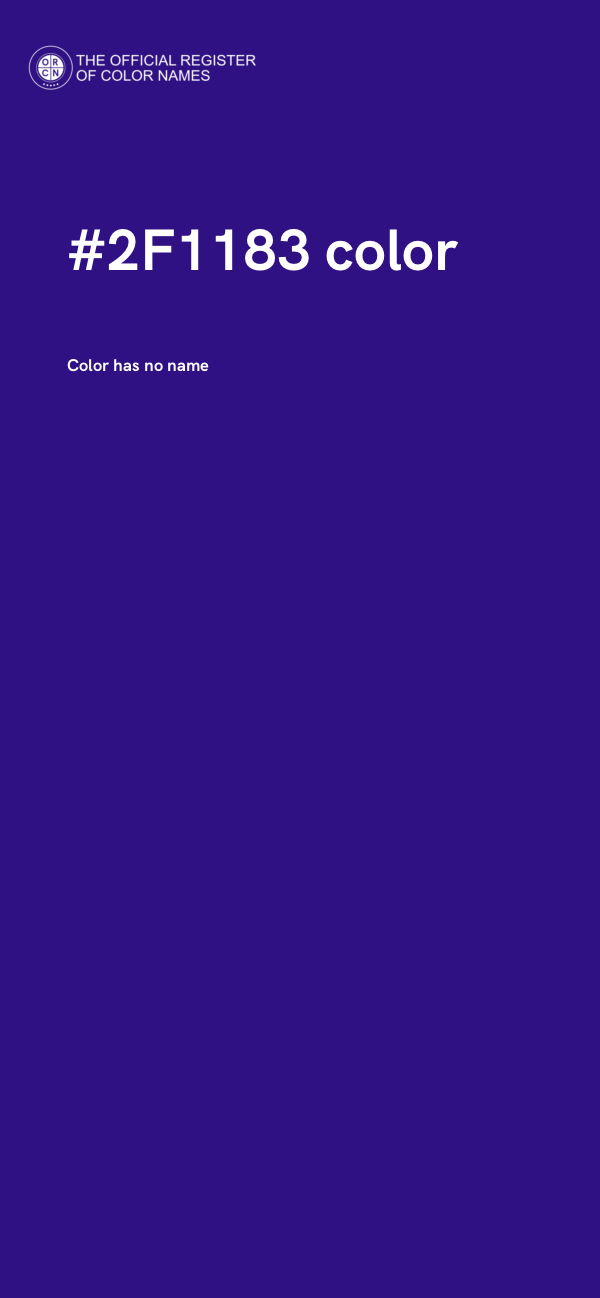 #2F1183 color image
