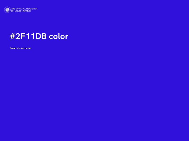 #2F11DB color image