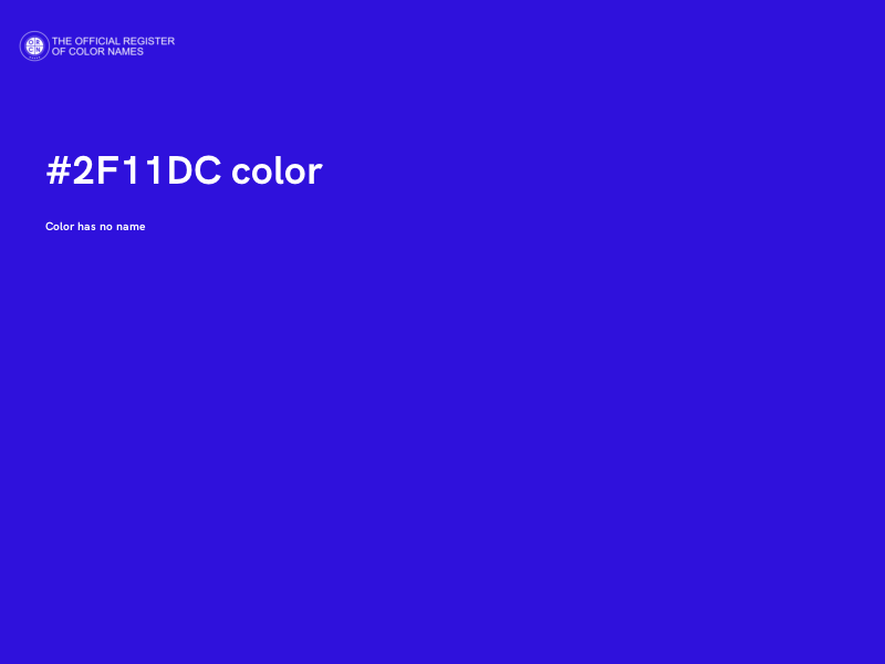 #2F11DC color image