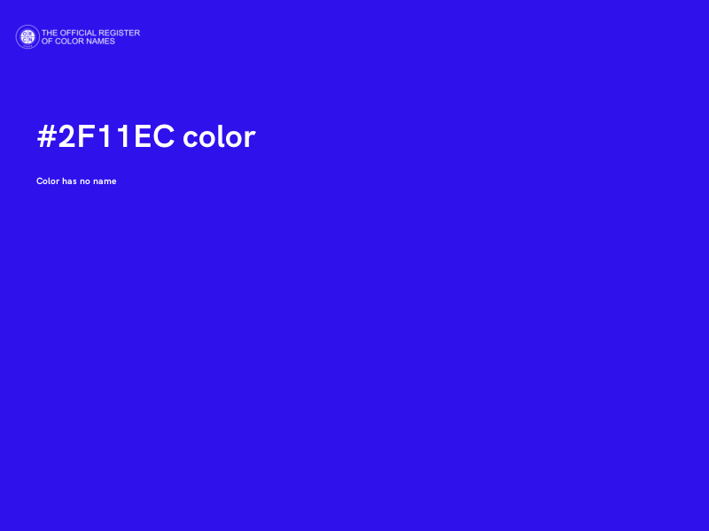#2F11EC color image
