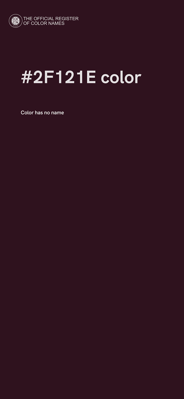 #2F121E color image