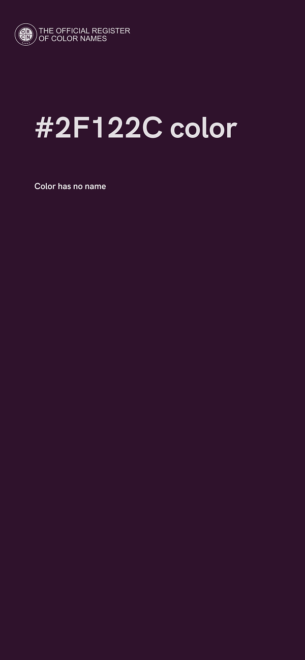 #2F122C color image