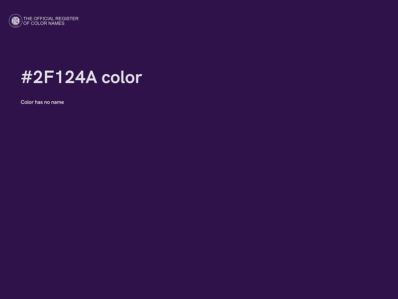 #2F124A color image