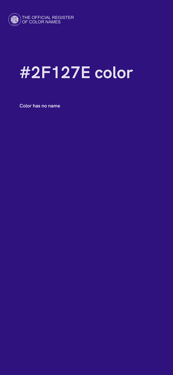 #2F127E color image