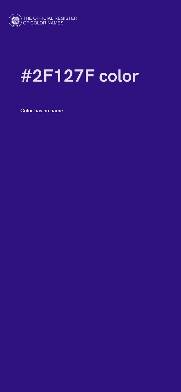 #2F127F color image