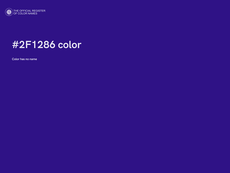 #2F1286 color image