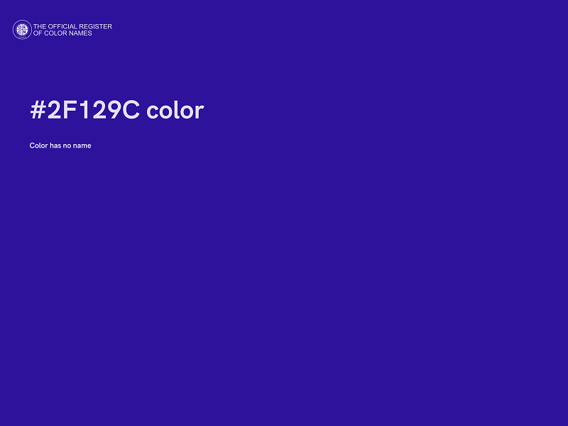 #2F129C color image