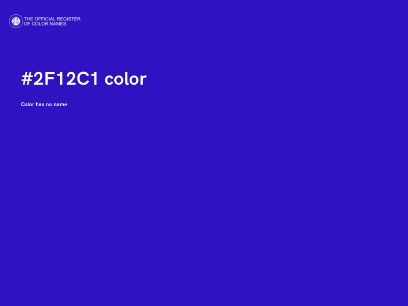 #2F12C1 color image