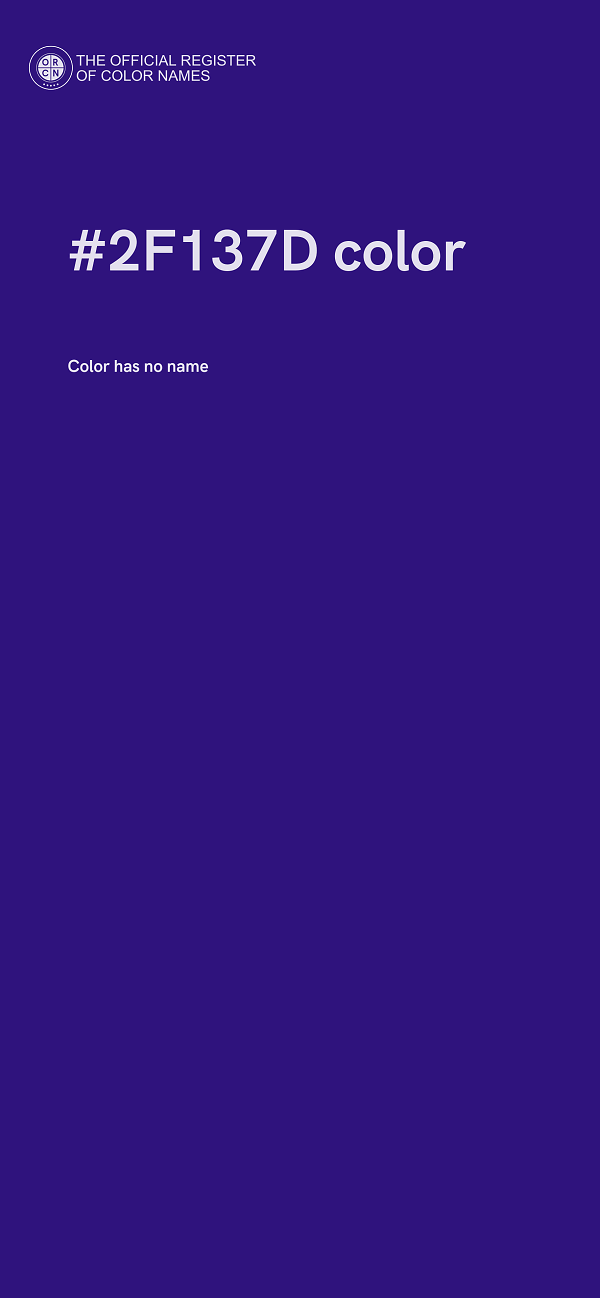 #2F137D color image