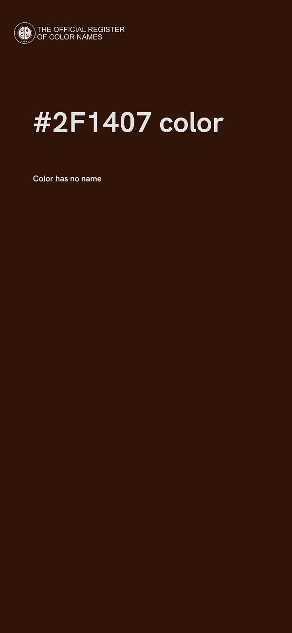 #2F1407 color image