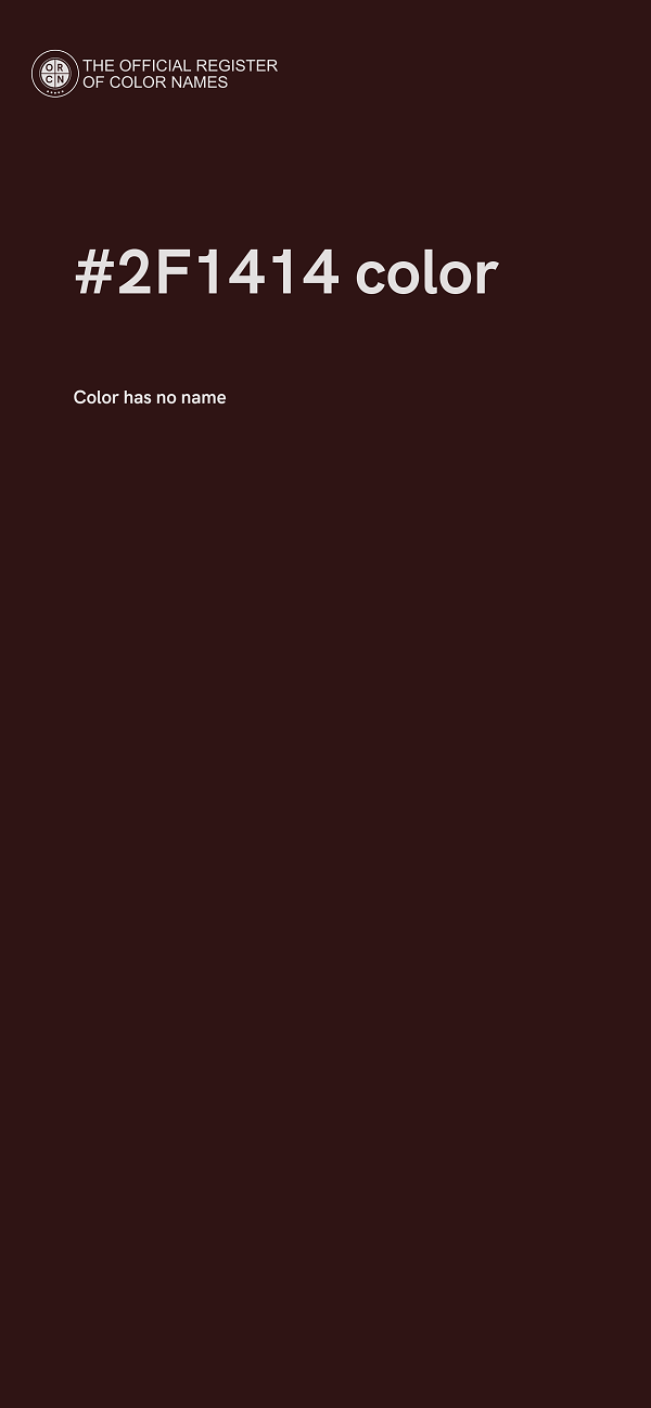 #2F1414 color image